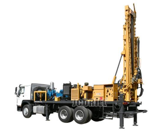 Borehole Truck Water Well Drill Machine with Air Compressor for Sale Borehole Truck Water Well Drill Machine with Air Compressor for Sale
